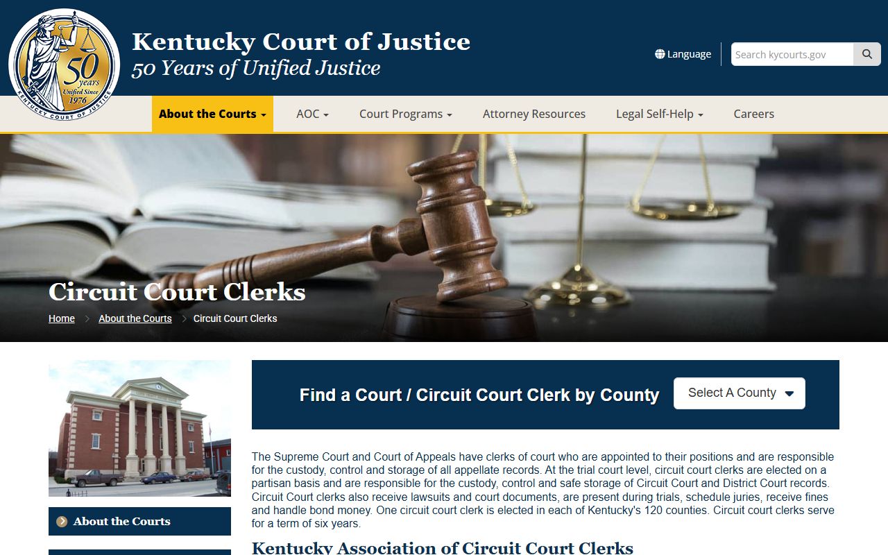 Letcher County court records Circuit Court Clerk custody