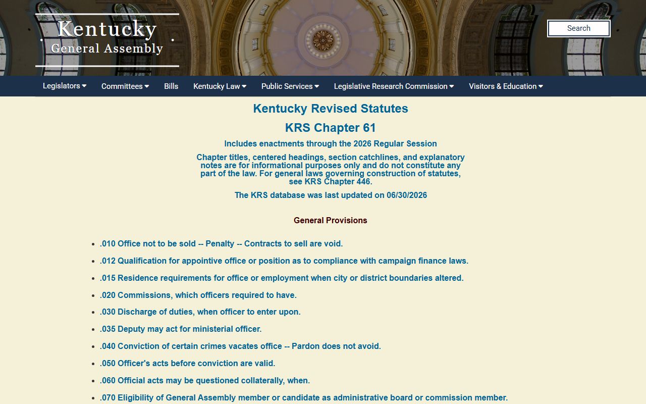 Letcher County probate records Kentucky Revised Statutes public records
